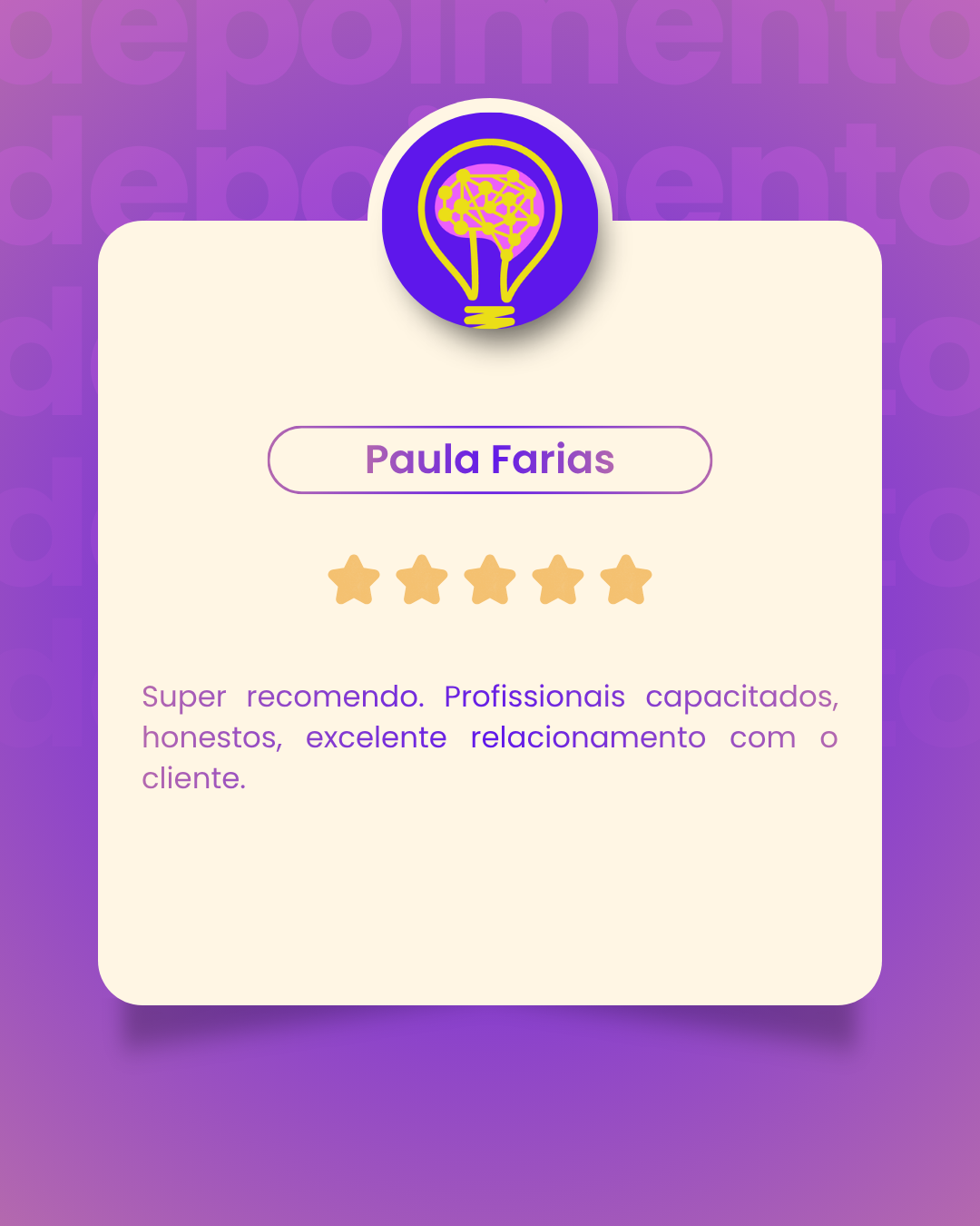 Avaliação de cliente FM8